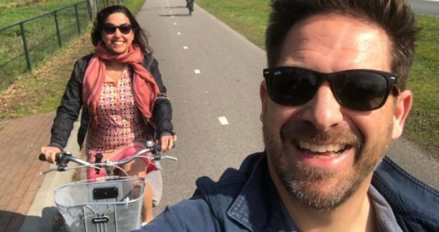 Andar de bicicleta na Holanda